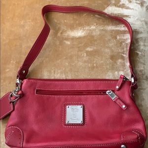 Red Leather Tignanello Purse